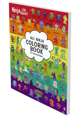 Official Ninja Life Hacks Coloring Book